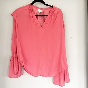 A New Day coral blouse, size X new with tags